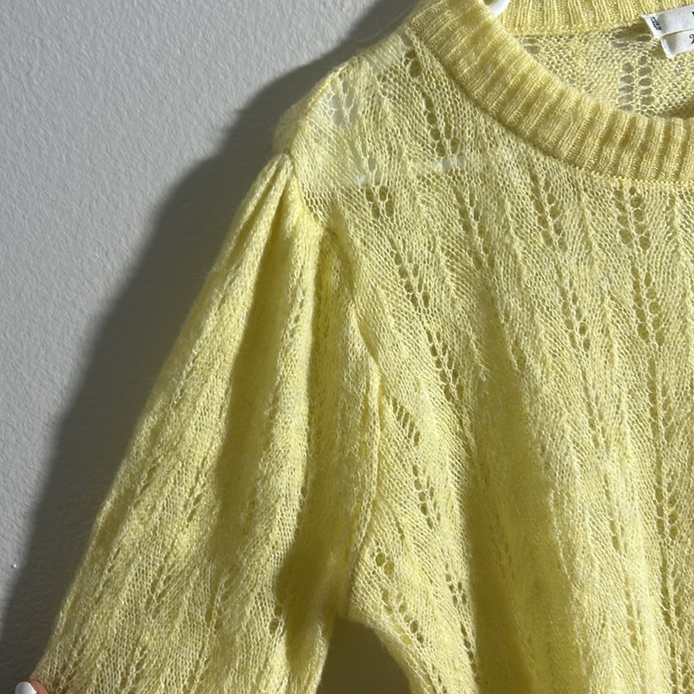 Mango Yellow Crew Neck Sweater - Picture 4 of 6